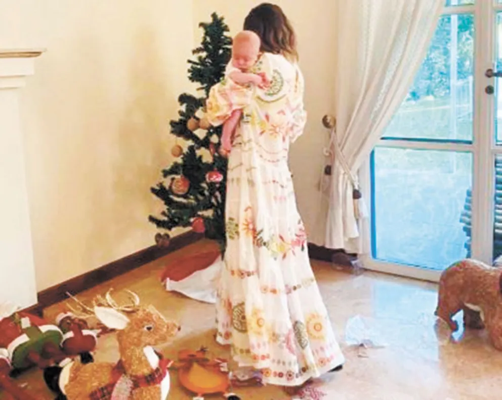 La China y sus hijos preparan su navidad