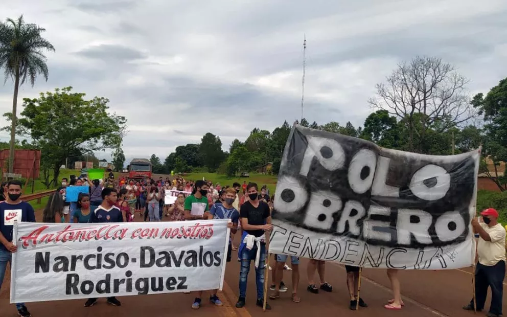 Vecinos cortan la ruta 12 pidiendo la restitución de Antonella a la familia Dávalos – Rodríguez