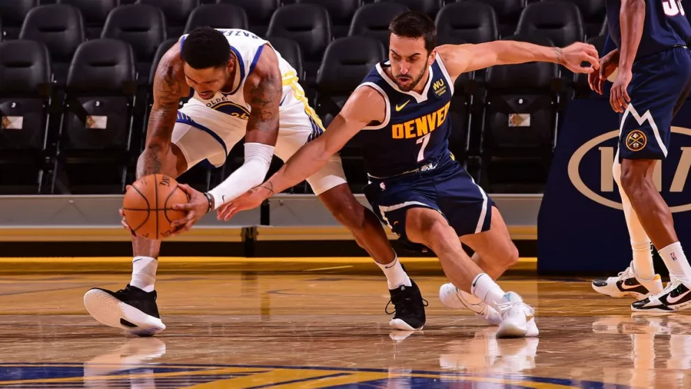 Campazzo concreta estreno en NBA en amistoso de Nuggets ante Warriors