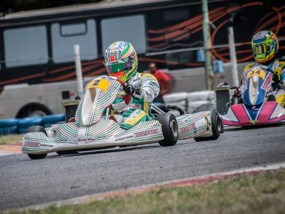Grimaldi listo para encarar el Sudamericano de karting de la Rotax 