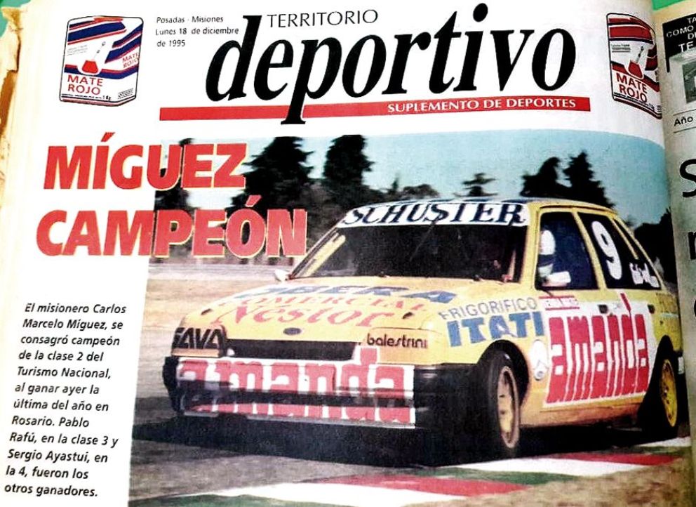 A 25 años del título del "Negro" Míguez en el TN 2 A 25 años del título del "Negro" Míguez en el TN