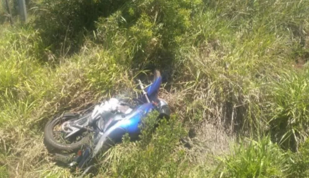 Motociclista herido tras despistar en Candelaria