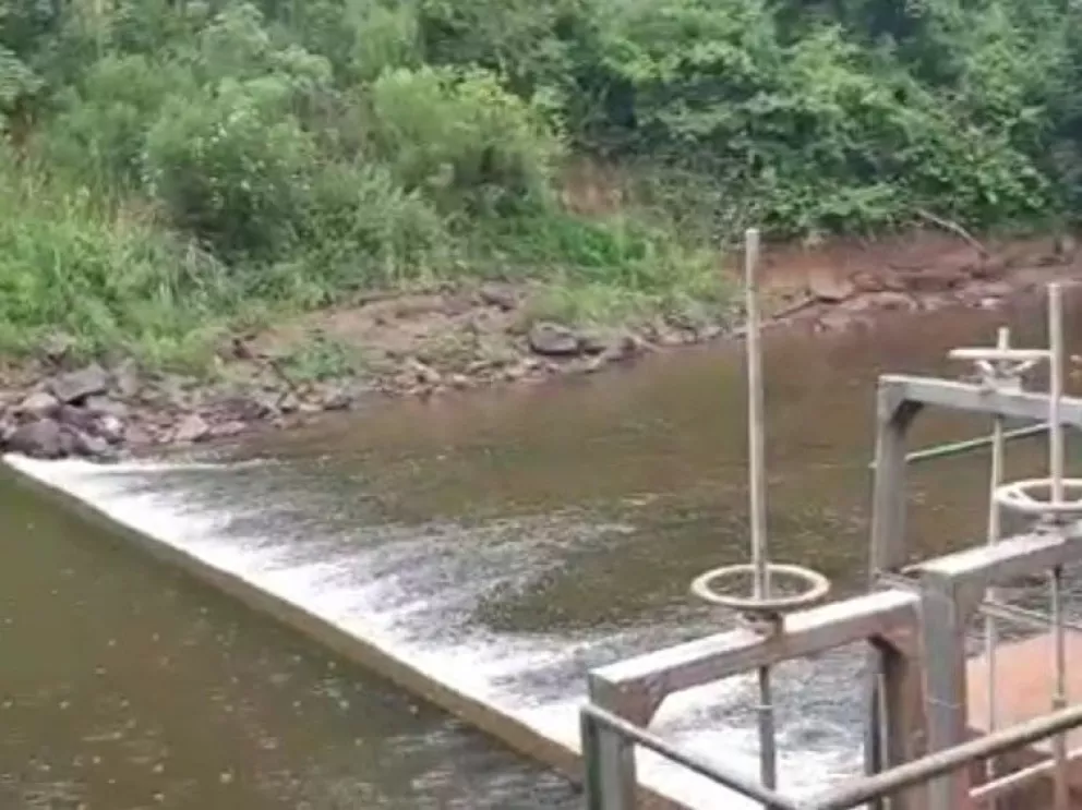 Oberá: servicio de agua potable al borde del colapso debido al bajo caudal de arroyos