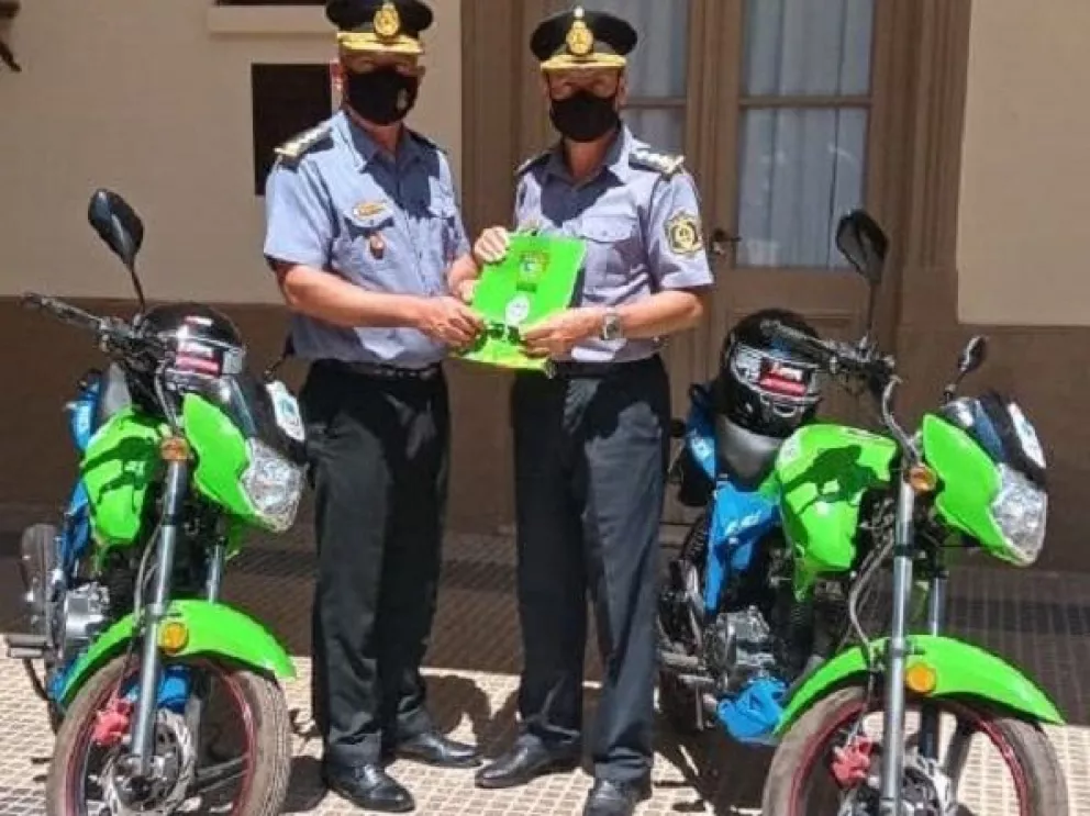 Entregaron dos motopatrullas para la Policía Turística de Ituzaingó