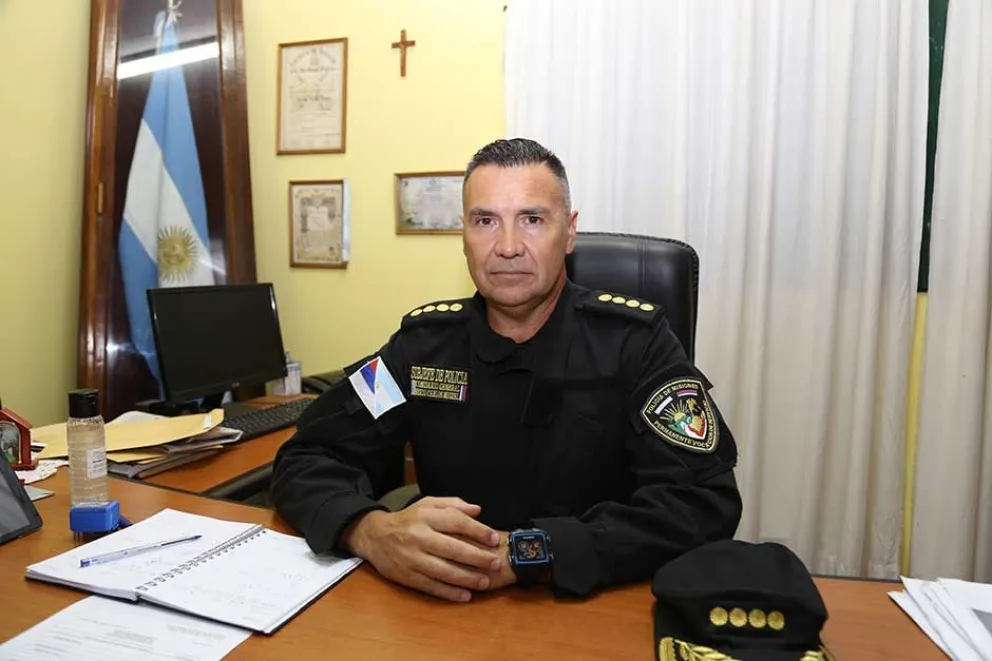 Comisario Carlos Merlo, nuevo jefe de la Policía