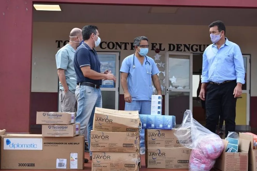La municipalidad donó medicamentos al hospital de San Pedro