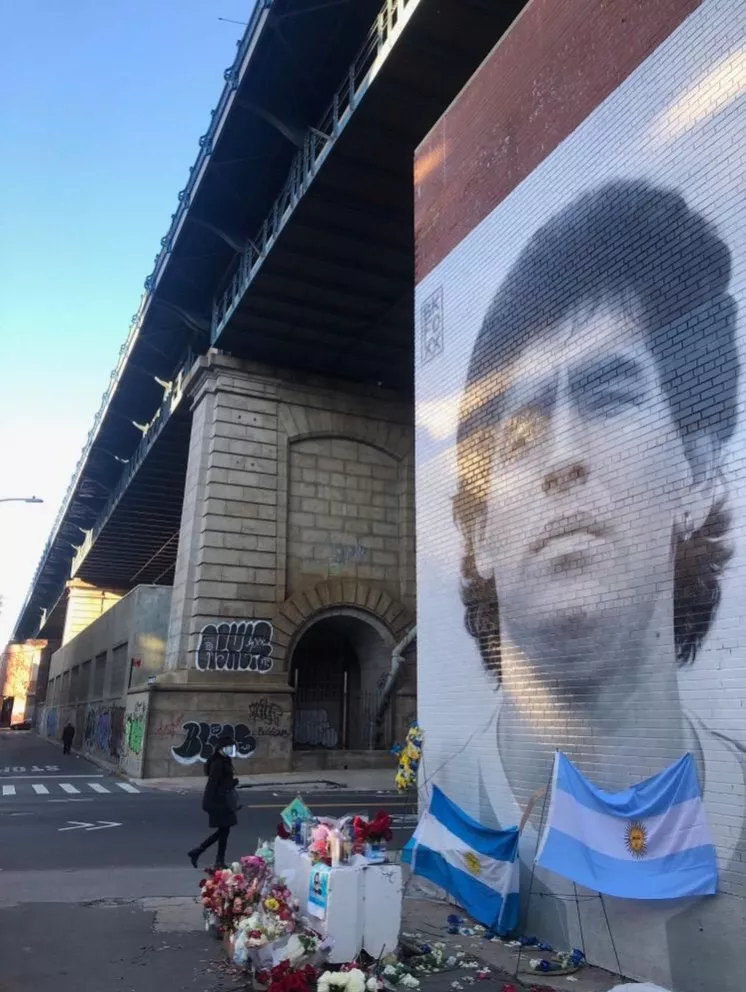 Maradona en Nueva York