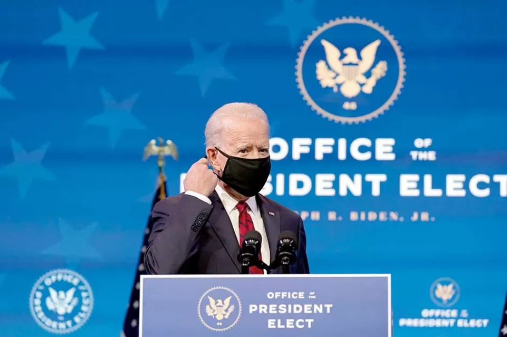 Contener la pandemia será  el principal desafío para Biden