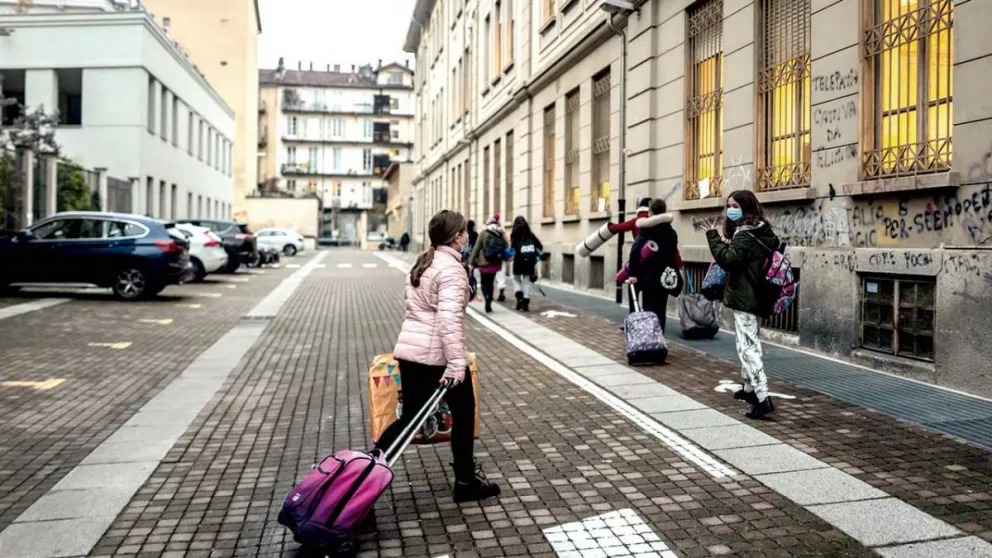 Italia aumentó la reapertura de las escuelas secundarias