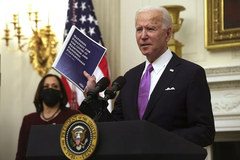 Joe Biden pone en marcha su plan para frenar el avance del Covid-19 en Estados Unidos