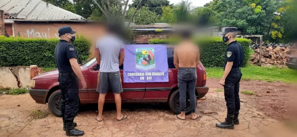 Detuvieron a 2 automovilistas armados que embistieron a un joven para robarle en San Ignacio