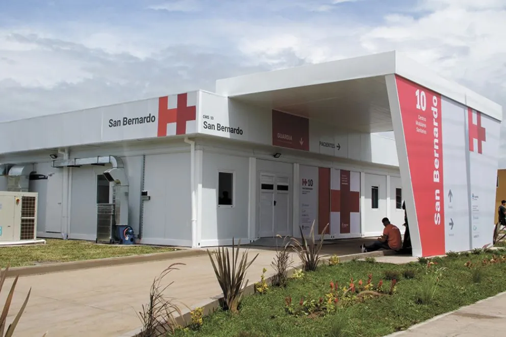 El presidente inauguró cinco Centros Modulares 