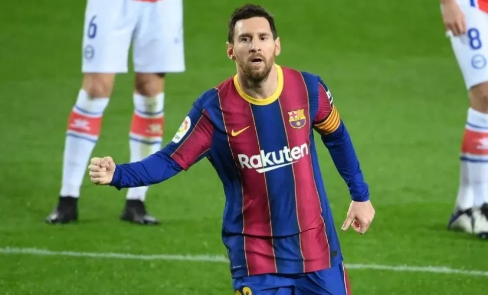 Messi convirtió dos golazos y Barcelona goleó al Alavés