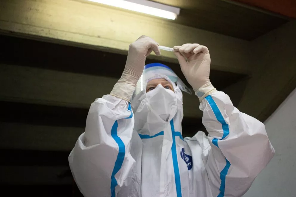 La importancia de testear ante los cuadros gripales, sugieren después de 48 horas de los síntomas. Foto: Matias Bordón