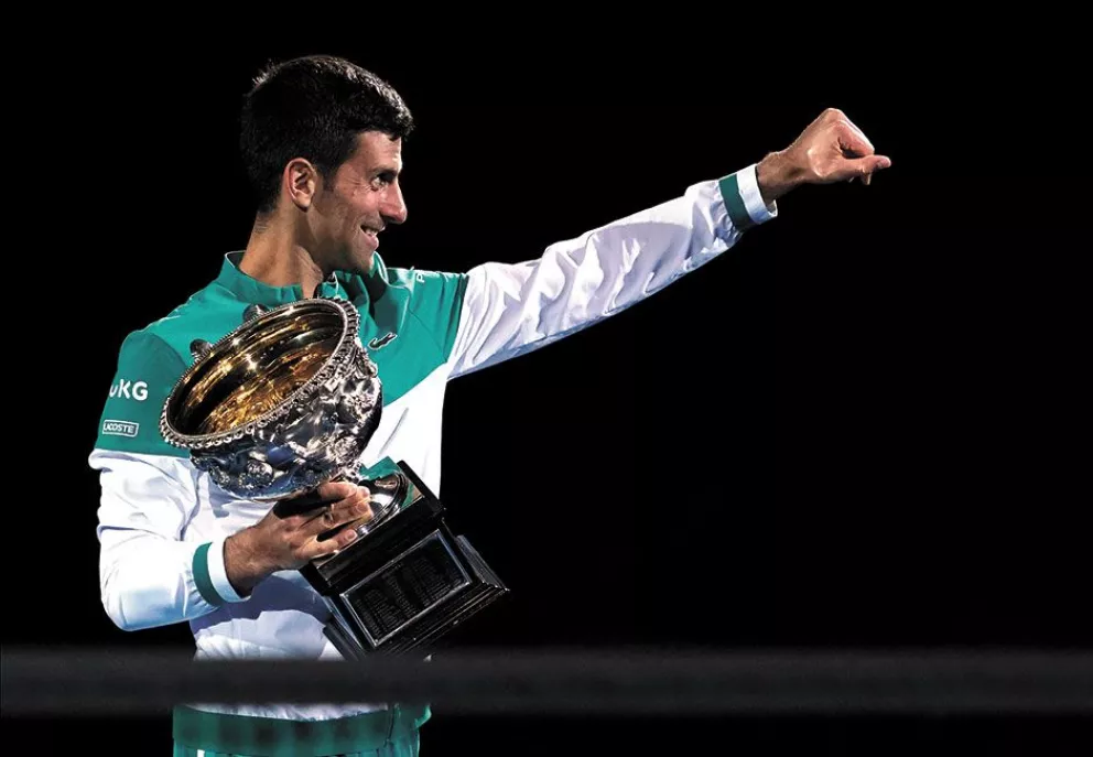 Súper Djokovic: se alzó con su 18º Grand slam