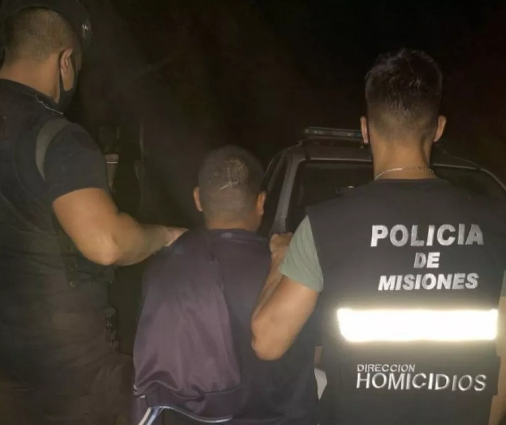 La detención de Carlos, alias Camión. Foto: Policía de Misiones