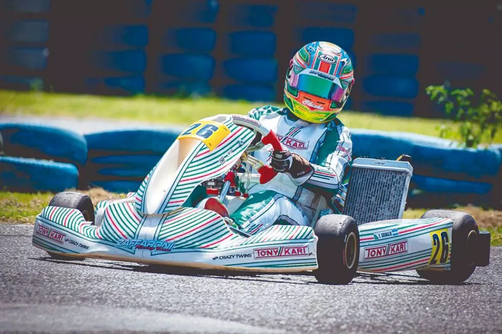 Karting: Chicho Grimaldi fue sexto en Buenos Aires