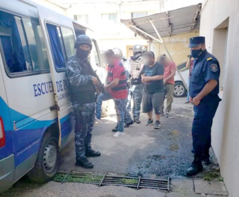 Trasladaron a cordobeses detenidos en Villaguay