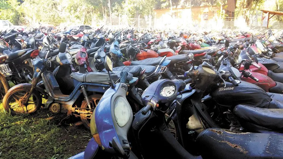 Podrían rematar más de 1.000 motos retenidas en operativos Podrían rematar más de 1.000 motos retenidas en operativos