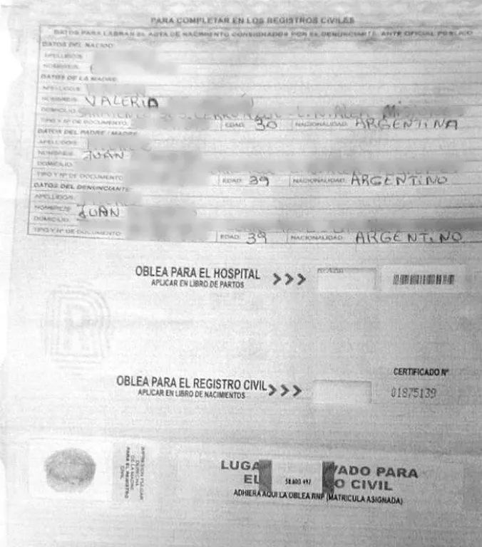 Investigan supresión de identidad de recién nacido en cerro azul Investigan supresión de identidad de recién nacido en cerro azul