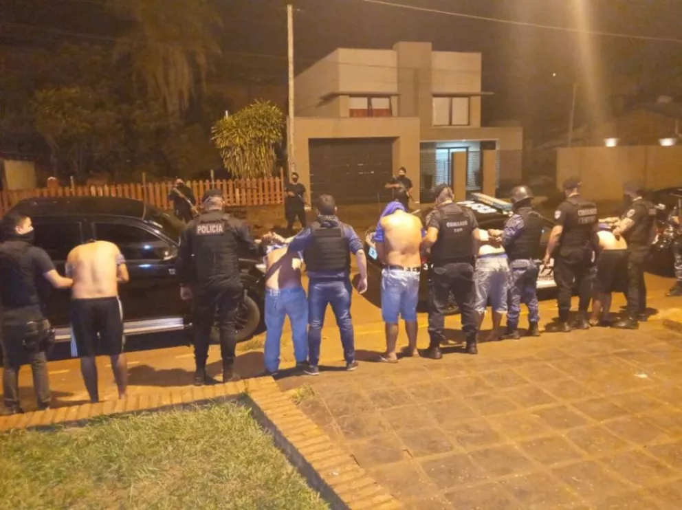 Trío brasileño y sus cómplices fueron detenidos tras un asalto en San Martín