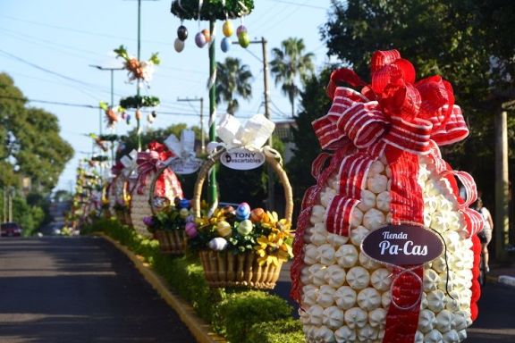 Capiov comienza a lucir el decorado de Pascuas y ya se siente el clima de celebracin