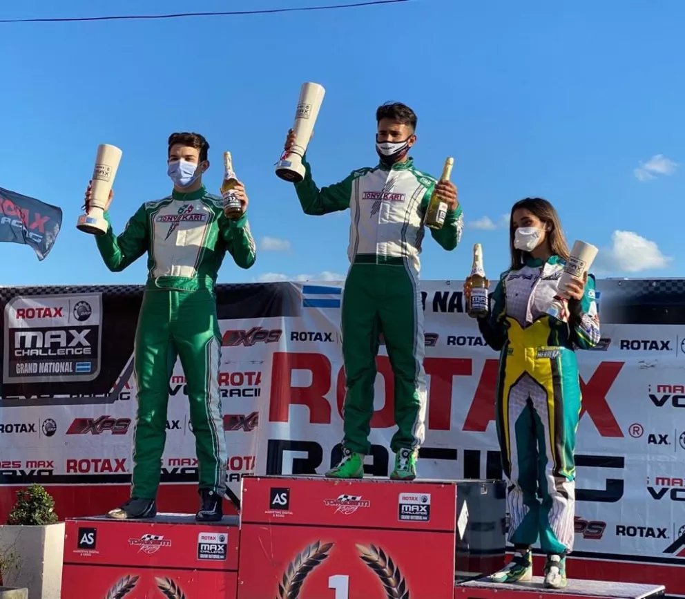 Grimaldi y Herrera Ahuad hicieron podio en la Gran National en Sunchales