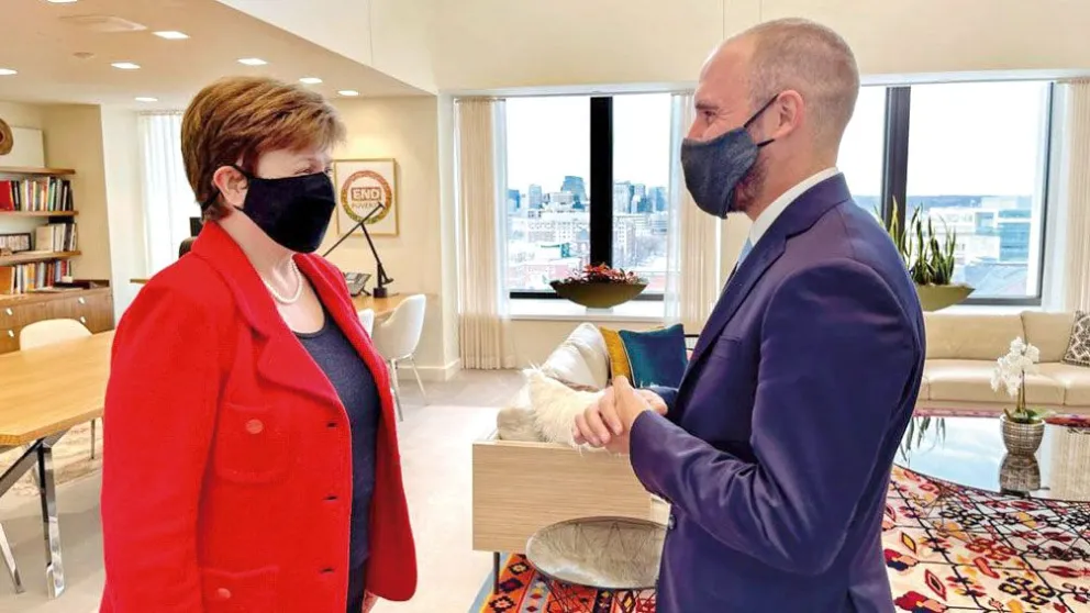 Guzmán tuvo una positiva reunión con Georgieva