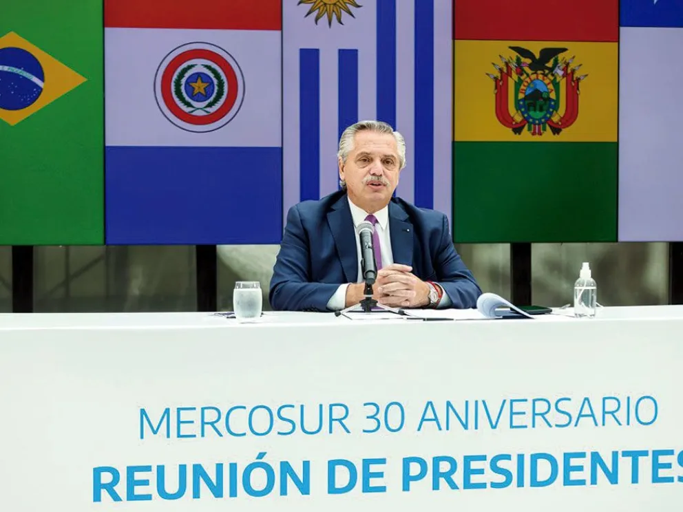 A 30 años de la creación del Mercosur, Alberto pidió una estrategia de unidad