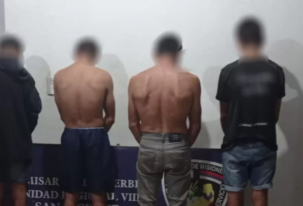 Cuatro hombres detenidos por el robo de un animal vacuno en El Soberbio