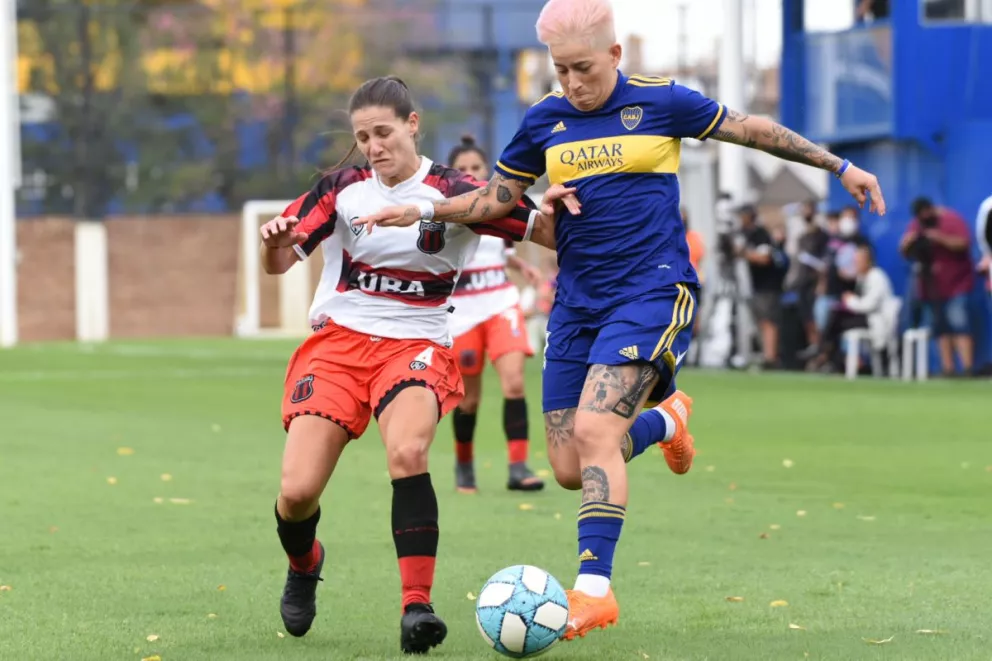 Doblete de Yamila Rodríguez en la goleada de Boca ante Defensores de Belgrano