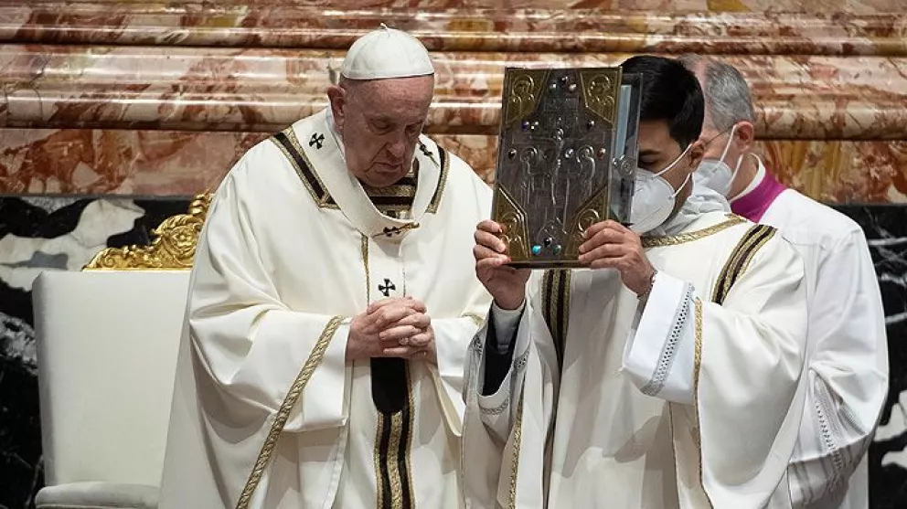 El papa Francisco renunció al lavado de pies del Jueves Santo