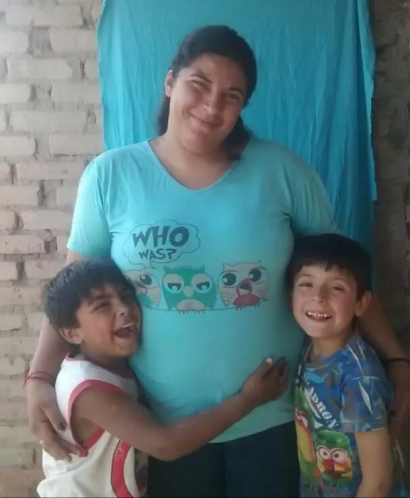 Noelia y sus hijos fueron vistos en la Costanera de Posadas