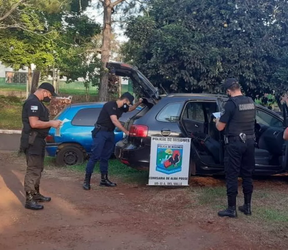 Auto robado en Buenos Aires fue recuperado en Alba Posse