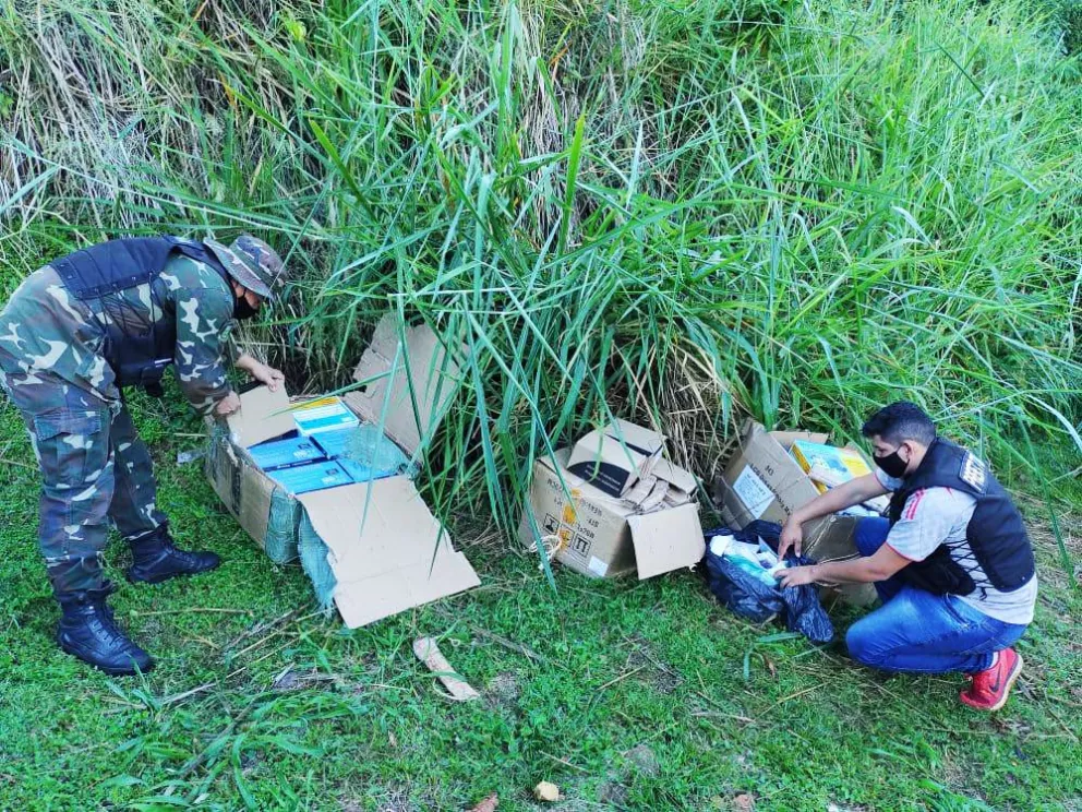 Prefectura secuestró un cargamento de artículos de contrabando en Puerto Libertad