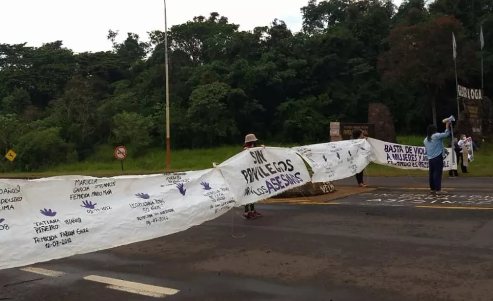 Familiares de Vilma y Mujeres Autoconvocadas  se movilizaron en Iguazú en busca de Justicia