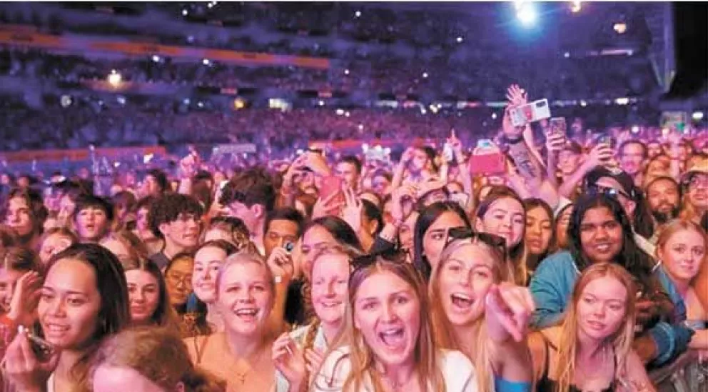 Nueva Zelanda: unas 50 mil personas gozaron de un show