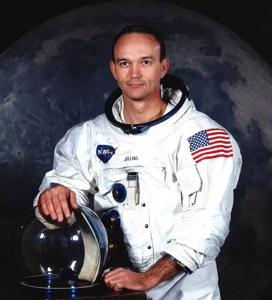 Murió el tripulante del Apolo 11 que  no pisó la luna