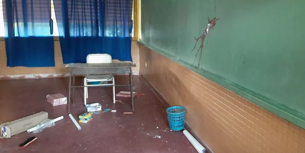 Vandalismo en una escuela de Puerto Iguazú