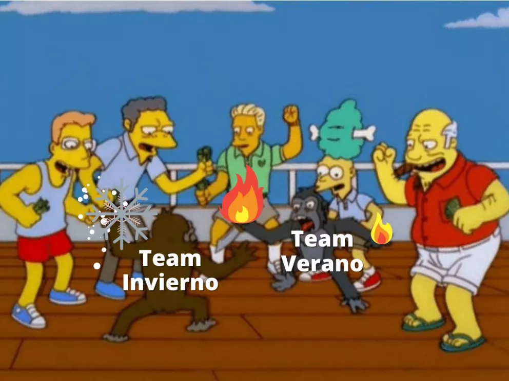 Guerra de memes en las redes sociales: Team Invierno contra Team Verano 