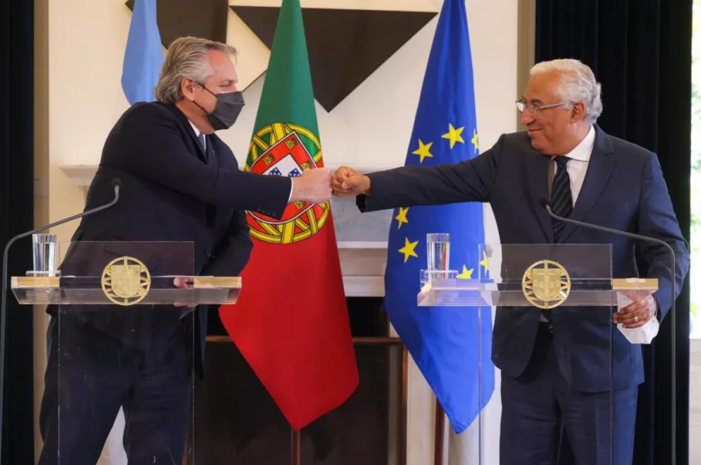 El Primer Ministro de Portugal apoyó la posición de la Argentina en las negociaciones con el FMI