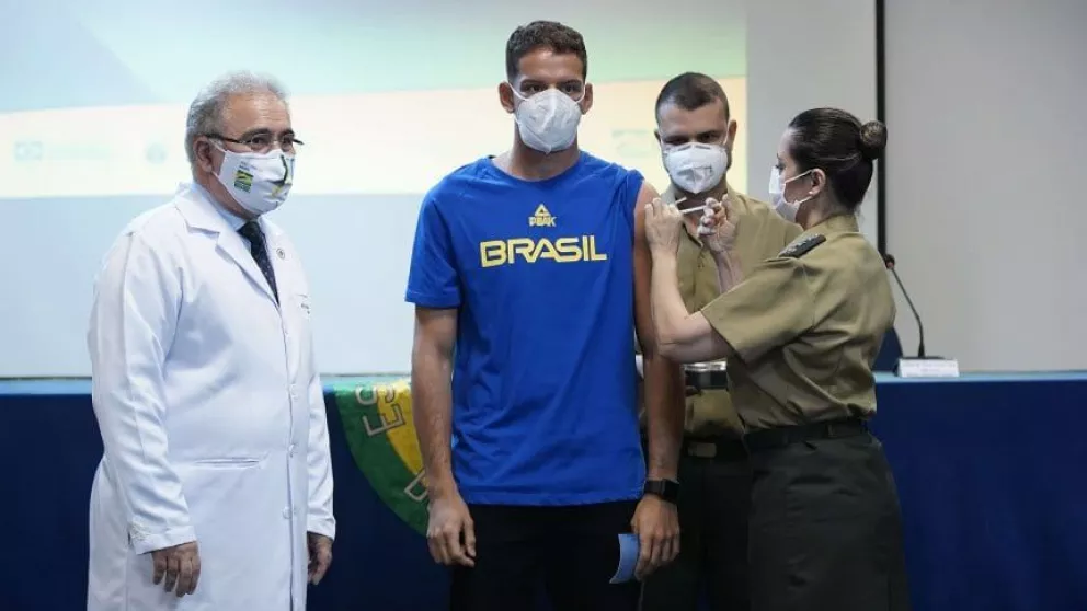 Juegos Olímpicos: Brasil inició la vacunación de sus representantes contra el Covid-19