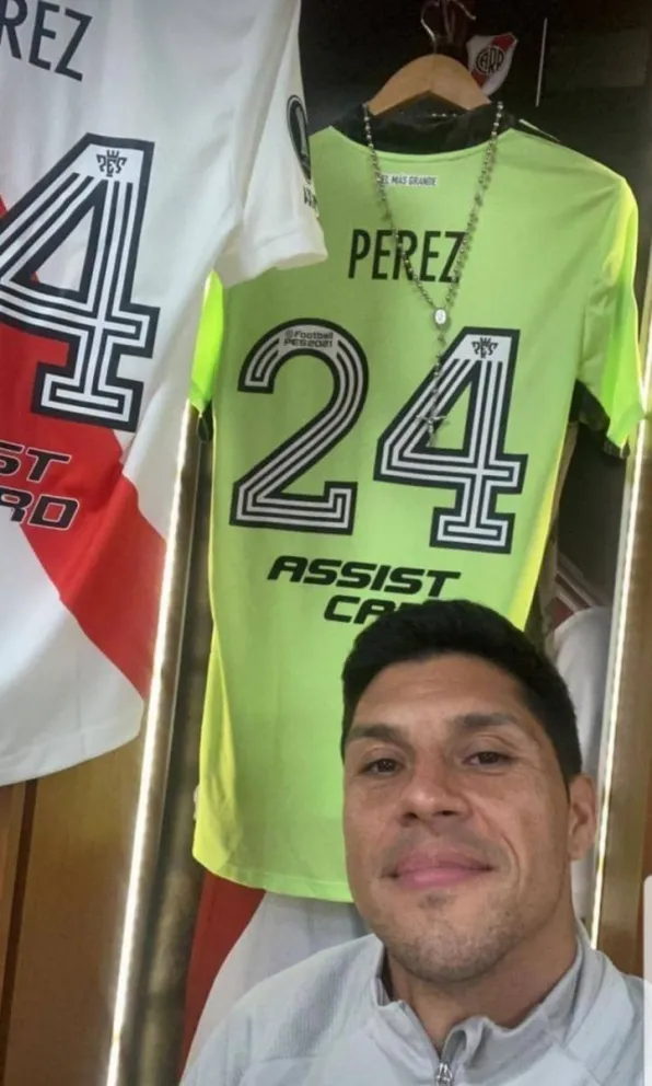 River confirmó a Enzo Pérez como arquero para el partido ante Santa Fe de Bogotá