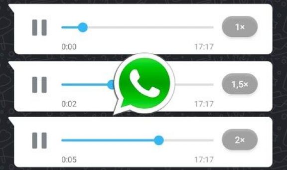 Como aumentar la velocidad de los audios en WhatsApp