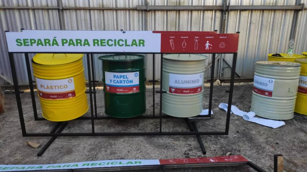 Instalarán puntos de separación de reciclables en varias escuelas de Puerto Iguazú