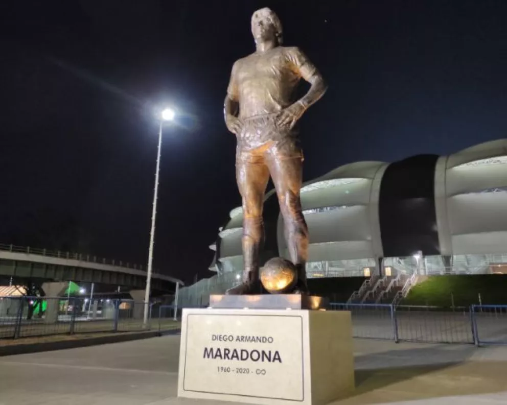 Homenaje a Maradona 