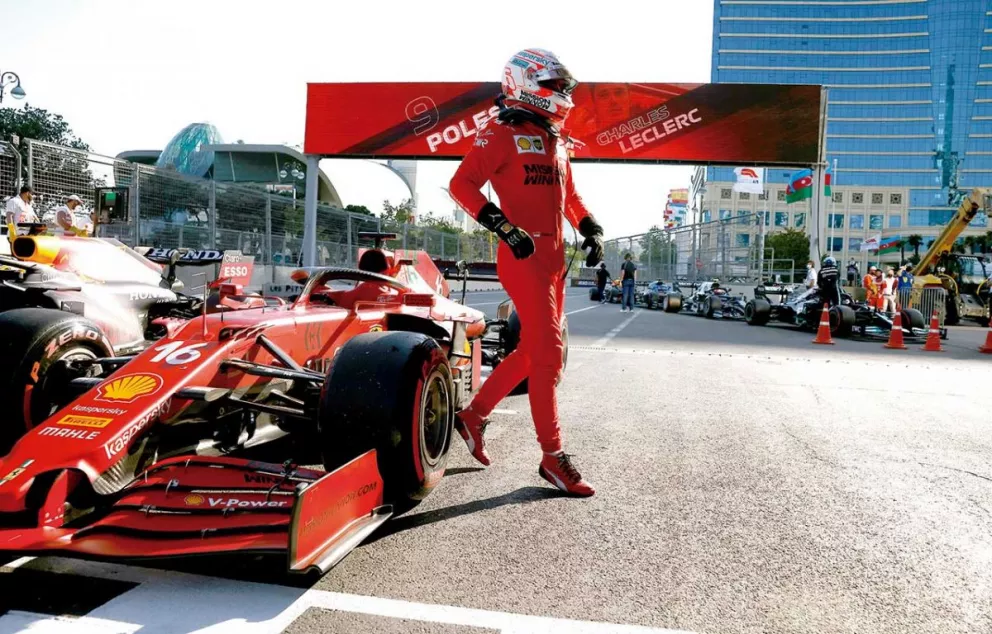 F1: segunda pole position consecutiva para Leclerc