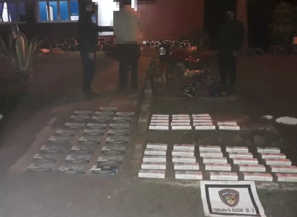 El Alcázar: secuestran 67 gruesas de cigarrillos de origen extranjero sin aval aduanero