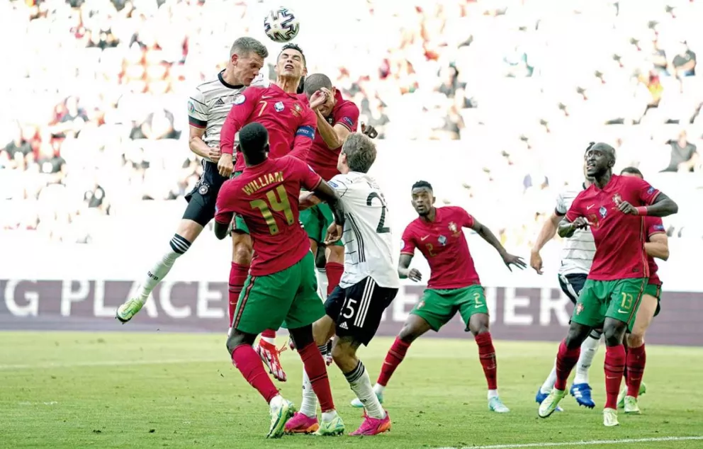 Euro: Alemania detuvo el buen andar de Ronaldo 