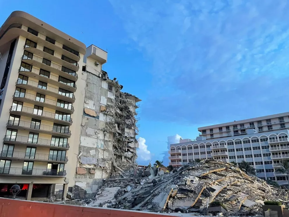 Un estudio de 2018 reportó "daños estructurales importantes" en el edificio que colapsó en Miami